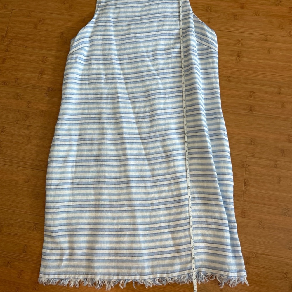 Tommy Bahama Blue and White Striped Midi Dress - Picture 5 of 5